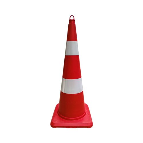 TPE Traffic Cone With Double Reflective Collar 90 cm