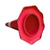TPE Traffic Cone With Hexagonal Base 50 cm