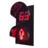 Animated Pedestrian Countdown Traffic Light